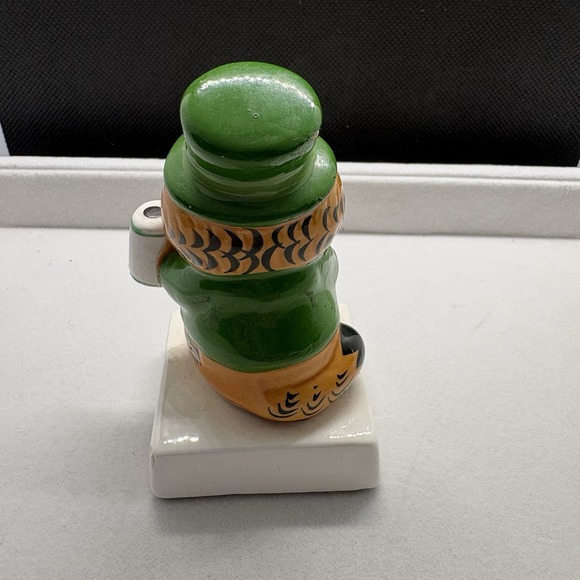 Rare Vintage Enesco Ceramic Garfield Irish / St. Patrick's Day Figure - Picture 4 of 9